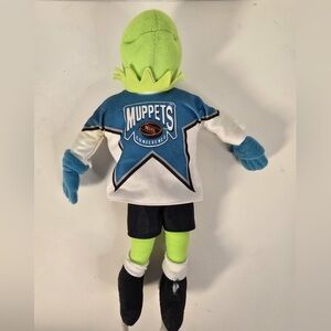 1995 NHL Kermit Ice Hockey Player Plush Stuffed animal soft toy McDonalds Toy